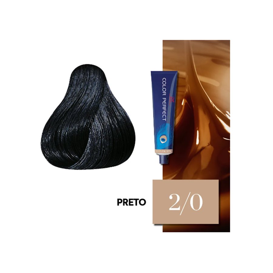 Coloração Color Perfect Wella Cor 2/0