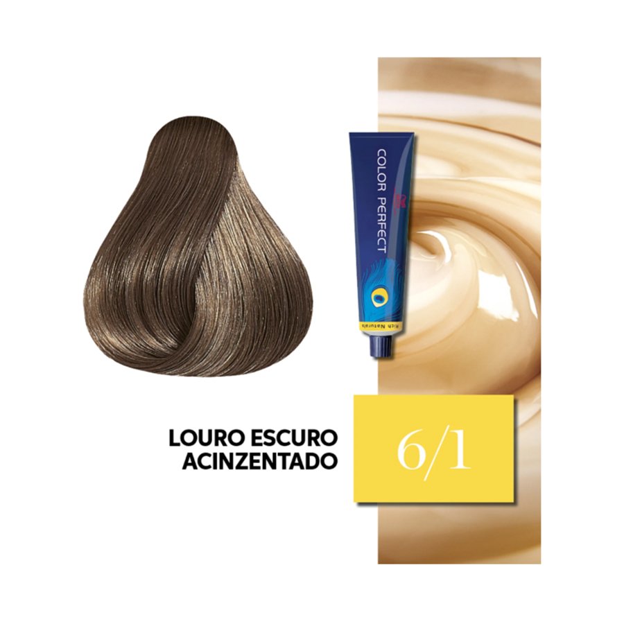 Coloração Color Perfect Wella Cor 6/1